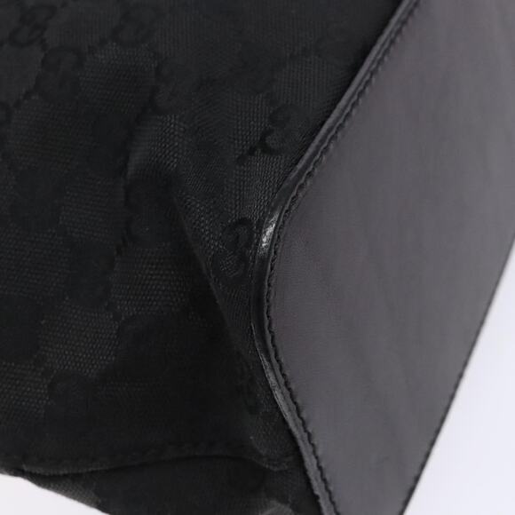 GUCCI GG Canvas Shoulder Bag Black Silver - Picture 11 of 16